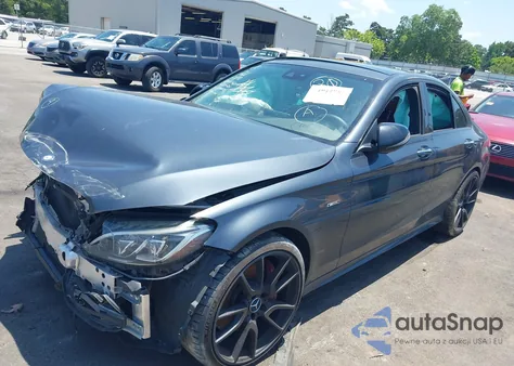 2016 Mercedes-Benz C 450 Amg 4Matic from USA, damaged, VIN 55SWF6EB5GU118853